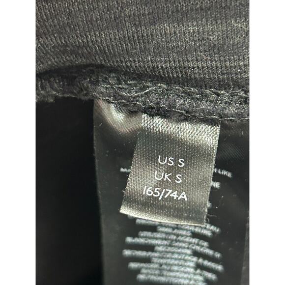 Free People Women's Black Ribbed Velvet Back Slit Maxi Skirt Whimsigoth Small - Picture 5 of 8